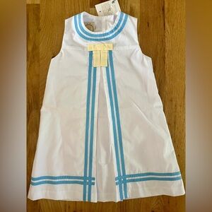 The Beaufort Bonnet Company blue and white dress. Size 6